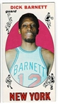 1969 Topps Basketball #18 Dick Barnett - New York Knicks RC